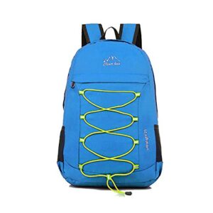 clever bees 25l outdoor ultralight foldable backpack for campaing hiking travelling (skyblue)