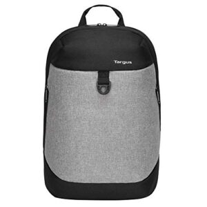 targus urbanite compact backpack designed for school and business professional commuter fit up to 15.6-inches laptop/notebook, gray (tbb590gl)