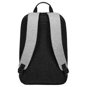 Targus Urbanite Compact Backpack Designed for School and Business Professional Commuter fit up to 15.6-Inches Laptop/Notebook, Gray (TBB590GL)