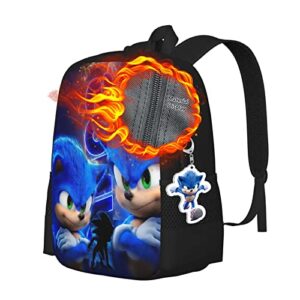 cute blue backpack for travel laptop daypack 3d print bag for boys and men