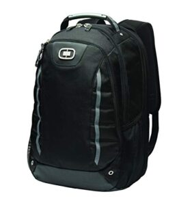 ogio 417054.03 stealth black pursuit 17″ laptop carry-on commuter backpack