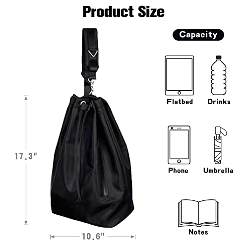 PSISABALL Casual Black Backpack Waterproof Backpack for Women Backpack for Men Lightweight College Black Backpacks