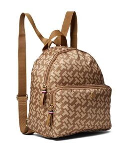 tommy hilfiger allison ii dome backpack toasted coconut/tannin one size