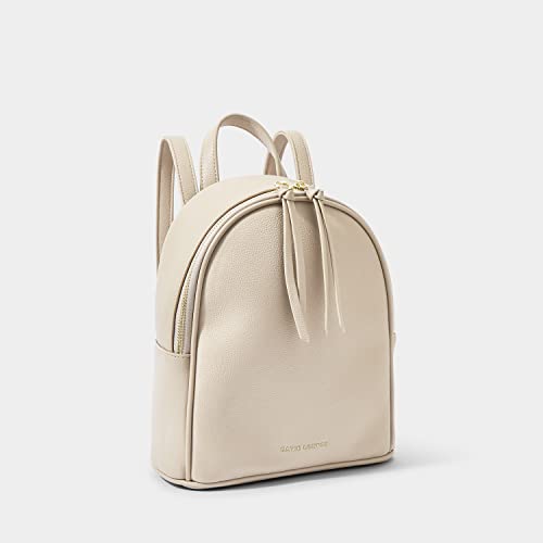 KATIE LOXTON Isla Womens Medium Zippered Top Handle Backpack Taupe