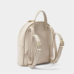 KATIE LOXTON Isla Womens Medium Zippered Top Handle Backpack Taupe