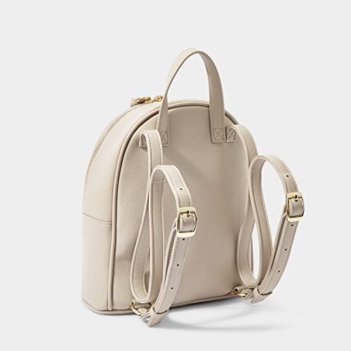 KATIE LOXTON Isla Womens Medium Zippered Top Handle Backpack Taupe