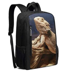 bearded dragon casual backpack business outdoor travel camping bags notebook for women men