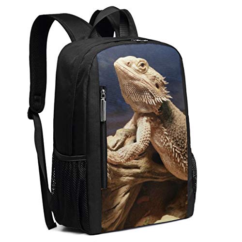 Bearded Dragon Casual Backpack Business Outdoor Travel Camping Bags Notebook for Women Men