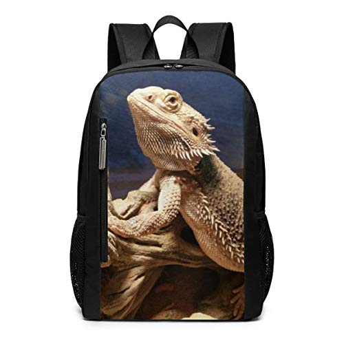 Bearded Dragon Casual Backpack Business Outdoor Travel Camping Bags Notebook for Women Men