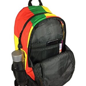 HBCali California Rasta Backpack with Padded Straps