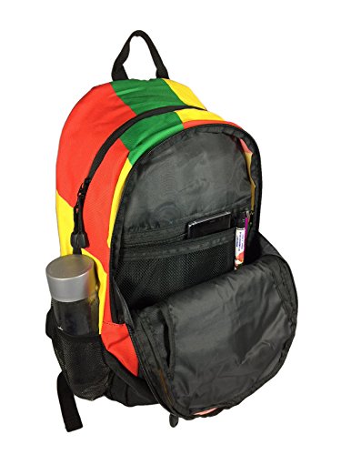 HBCali California Rasta Backpack with Padded Straps