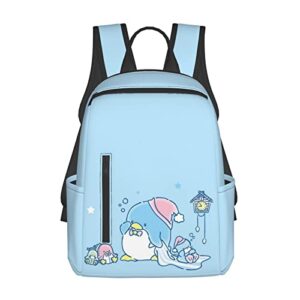 cartoon backpack bookbags daypack tuxedo-sam laptop bookbag shoulder travel sports hiking camping daypack for men women