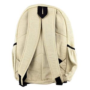 ThreadHeads Himalayan Hemp Laced Front Backpack - 13" x 18"