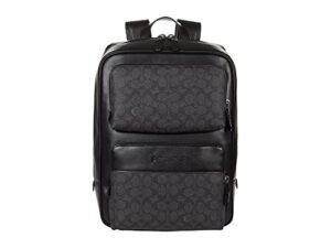 coach signature gotham backpack ji/charcoal/black one size