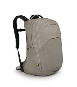 osprey radial bike commuter laptop backpack, tan concrete
