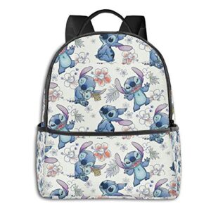anime backpack, fashion laptop, casual travel pack, suitable for women men college school student and businessn