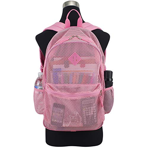 Eastsport Mesh Backpack, Candy Pink