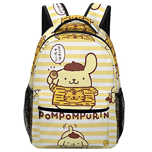 Po-mPo-mPu-rin backpack knapsack withe side pokect Oxford cloth suitable for hiking camping picnic