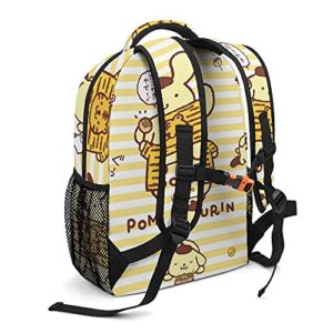 Po-mPo-mPu-rin backpack knapsack withe side pokect Oxford cloth suitable for hiking camping picnic