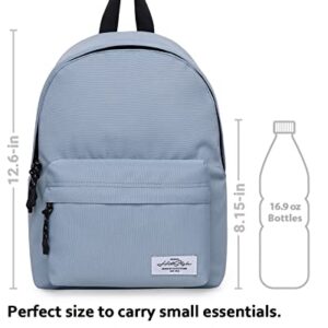 HotStyle SIMPLAY+ Classic Mini Backpack Small Travel Bag, Plain, Light Grey