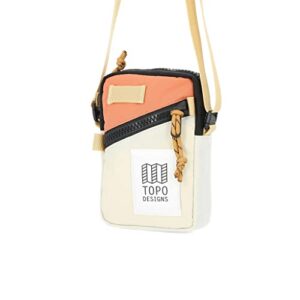 topo designs mini shoulder bag – bone white/coral
