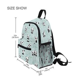 Preschool Kids Backpack Panda Backpack Cute School Bag Bookbag for Elementary Toddler Kindergarten