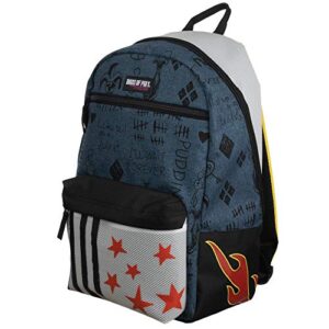 bioworld birds of prey harley quinn denim backpack