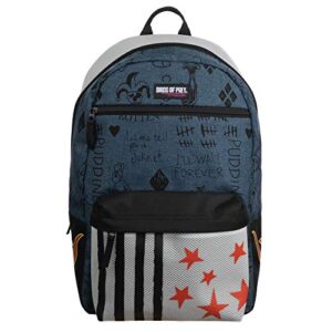 Bioworld Birds of Prey Harley Quinn Denim Backpack