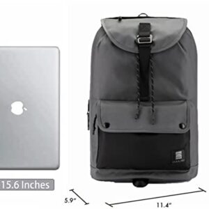 CUULAH Laptop Backpack for Men Women Water Resistant Casualdaypacks Fashion Backpack for Travel 15.6 Inch Laptop Macbook