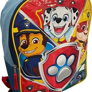 Paw Patrol 15" School Backpack (Blue-Red)