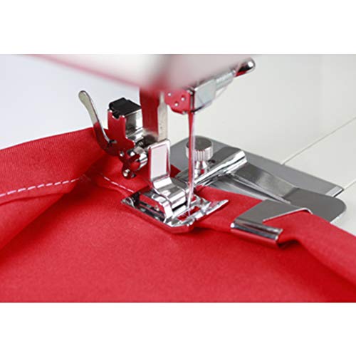 6 Pcs Rolled Hem Presser Foot, Hemming Foot Kit for Sewing Rolled Hemmer Presser Foot for Singer, Brother, Janome, Home Multifunctional Sewing Machine