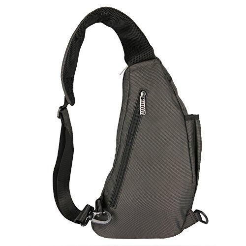 Vanlison Sling Bag, Chest Bag, Sling Backpack Shoulder Bag For Men Women Black