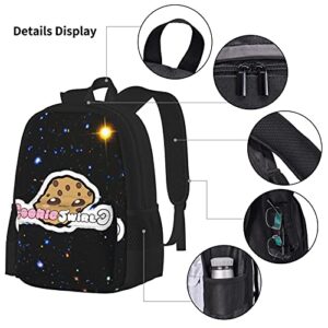 Cookie Swirl C Backpack Teen Boys Girl School Book Bag With Lunch Box Pen Case 3 In 1