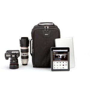 Think Tank Airport Essentials Backpack for Standard DSLR System, 300mm f/2.8/iPad/13 Laptop, Small