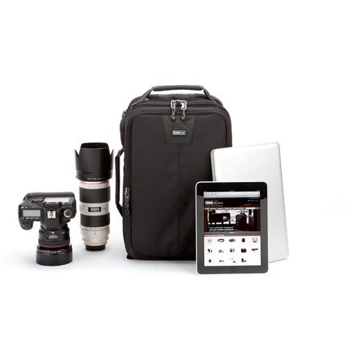 Think Tank Airport Essentials Backpack for Standard DSLR System, 300mm f/2.8/iPad/13 Laptop, Small