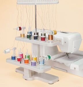 Embroidex - 20 Spool Thread Stand for All Home Embroidery Machines Brother Babylock Janome Bernina Pfaff etc..