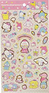 sanrio characters pet sticker seal 1 sheets 47 pcs decorative scrapbooking supplies stationery (fancy mix)