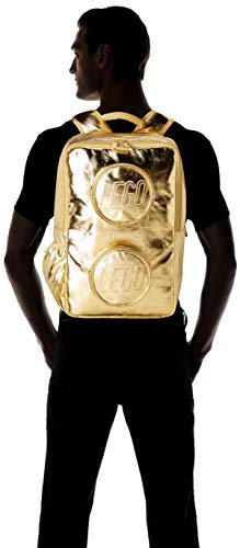 LEGO Brick Backpack - Gold Fashion Backpack, Gold