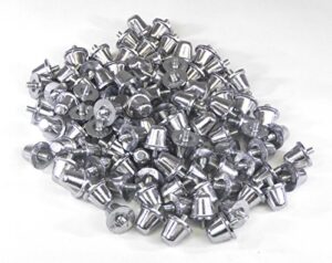 cartasport rugby aluminum studs, silver, 21 mm, pack of 100 units