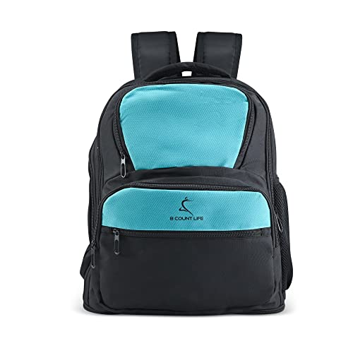 8 Count Life - Cheer Dance Backpack ● All-Purpose ● Cheer ● Dance ● School ● Travel ● Laptop ● Water Resistant (Teal)