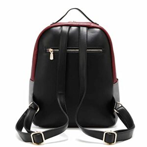 DESTINY BY NICOLE LEE Fashion Backpack Eco Leather with Two Way Zipper Closure Side Pockets and Adjustable Shoulder Strap Bookbag Daypack Bag for Women Girls NK10734 PGN