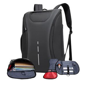 daily&diary laptop backpack for men, 15.6 inch computer backpack for school, carry on backpack with usb charging port, travel backpack for quick through tsa check point.