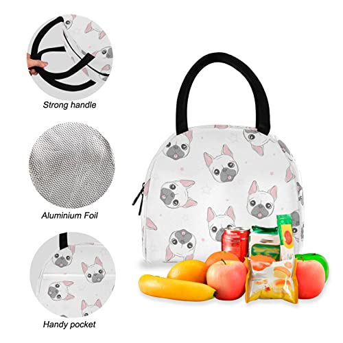 Kigai Dog Backpack for Boys Girls School Travel Back Pack Lightweight Durable Bookbag with Lunch Bag