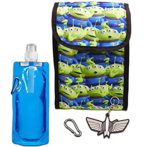 Toy Story Backpack with Lunch Box Set - Buzz Lightyear Backpack for Boys, Toy Story Lunch Box, Water Bottle, Stickers, Rex-Man Door Hanger | Buzz Lightyear Backpack for Kids