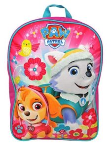 nickelodeon paw patrol 15″ school bag backpack (pink)
