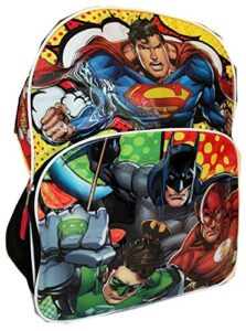 justice league 16″ backpack large batman superman green lantern