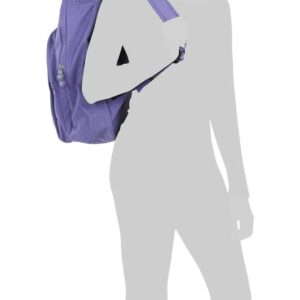 Kipling-Nylon Seoul Large Backpack, Laptop ( EGGPLANT PURPLE)