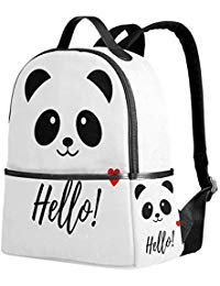 use4 hipster cat union jack polyester backpack school travel bag (color12)