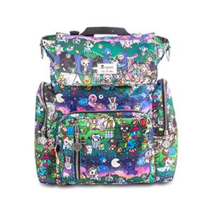 jujube x tokidoki diaper backpack + messenger bag, be sporty | multi-functional, lightweight, durable + travel friendly | camp toki