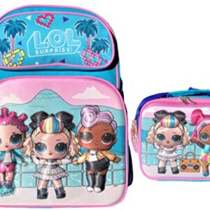 L.O.L. Surprise! Limited Edition Supreme BFF's 16" 3D Backpack and Insulated Lunch Bag